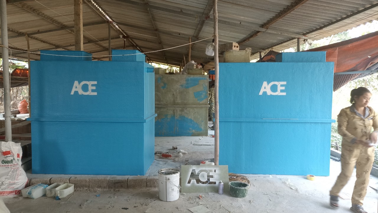  Module Composite Hệ Thống Xử Lý Nước Thải Trạm Y Tế Công Suất 5 m3/Ngày.Đêm