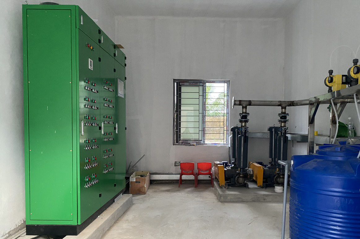 Tủ Điện Hệ Thống Xử Lý Nước Thải Sinh Hoạt 120m3/ Ngày.Đêm