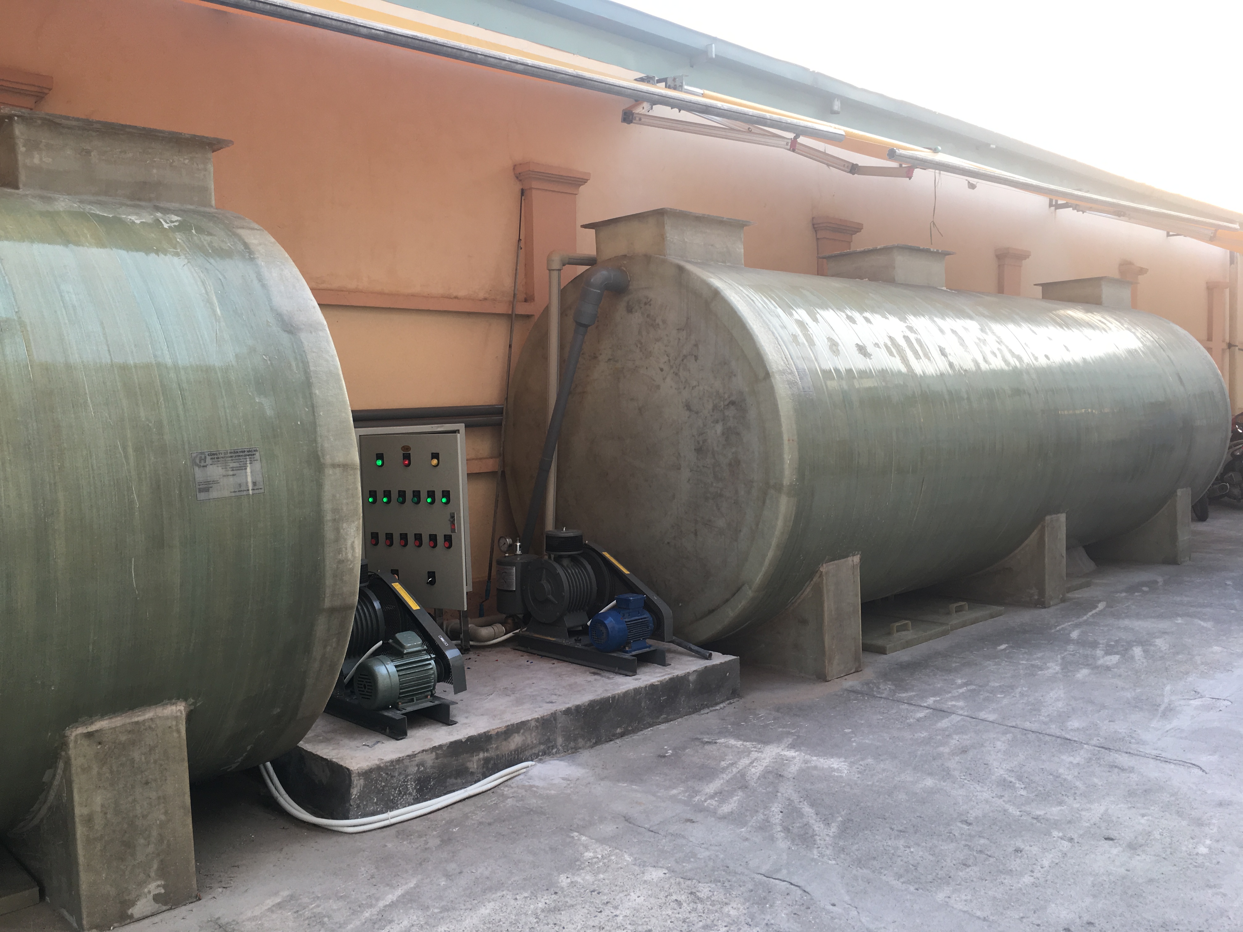  Bồn Composite Hệ Thống Nước Thải Nhà Máy Sản Xuất Bánh Kẹo