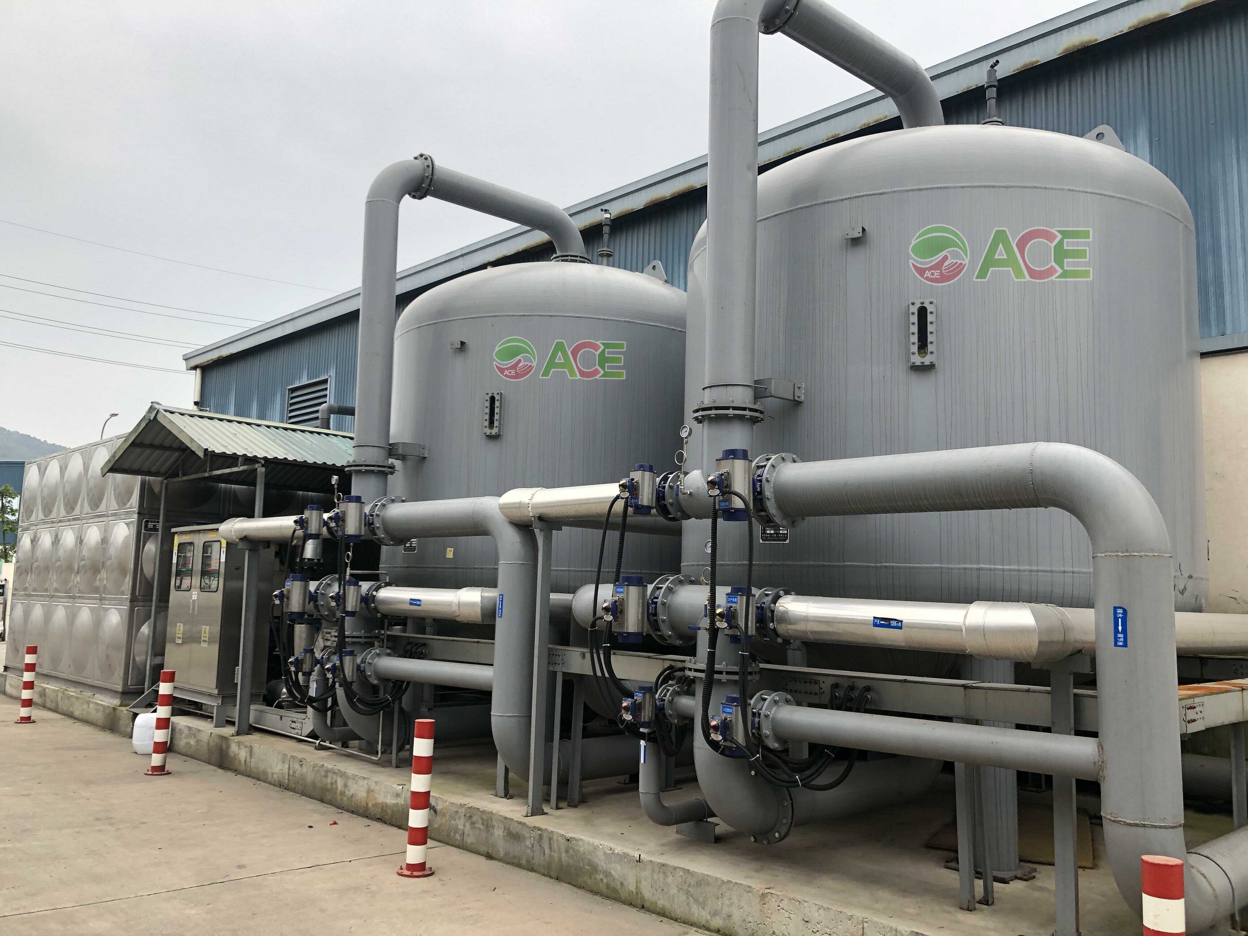  Hệ thống tái sử dụng nước thải công suất 2000m3/ngày đêm