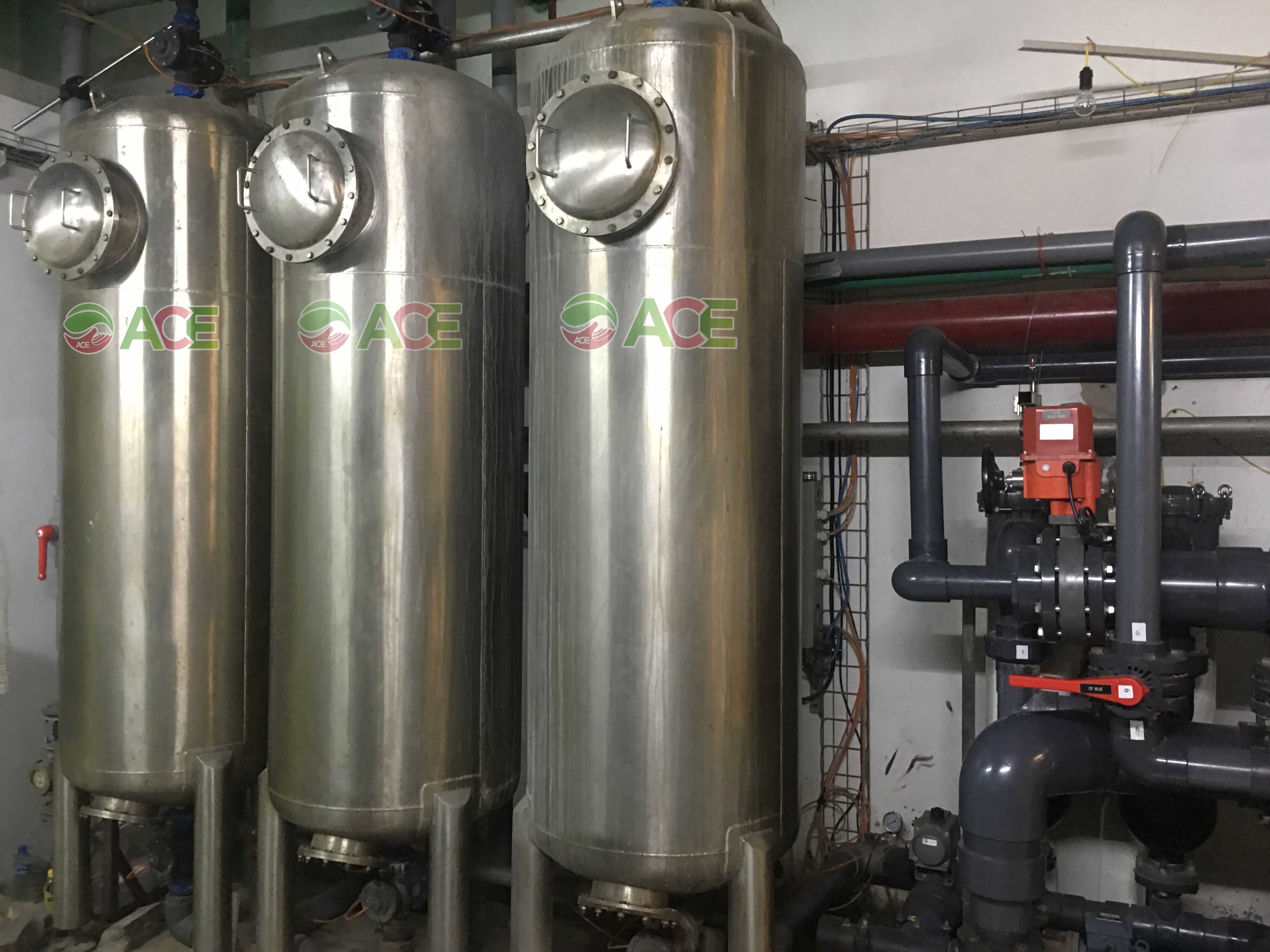  Hệ thống lọc làm mềm nước ngành chế biến thực phẩm 40m3/h