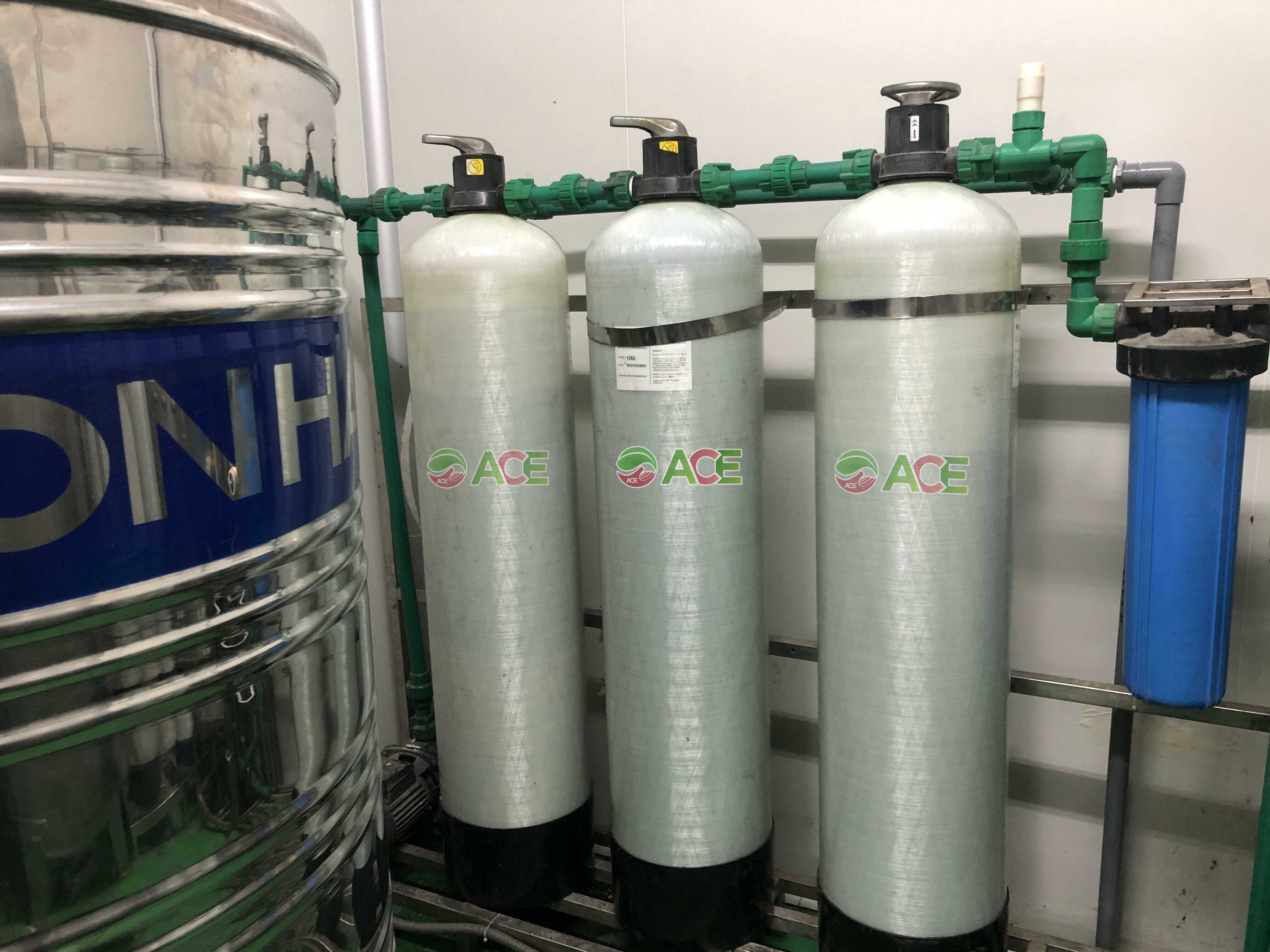  Hệ thống xử lý nước khử ion công nghệ RO 2 cấp và EDI 1500l