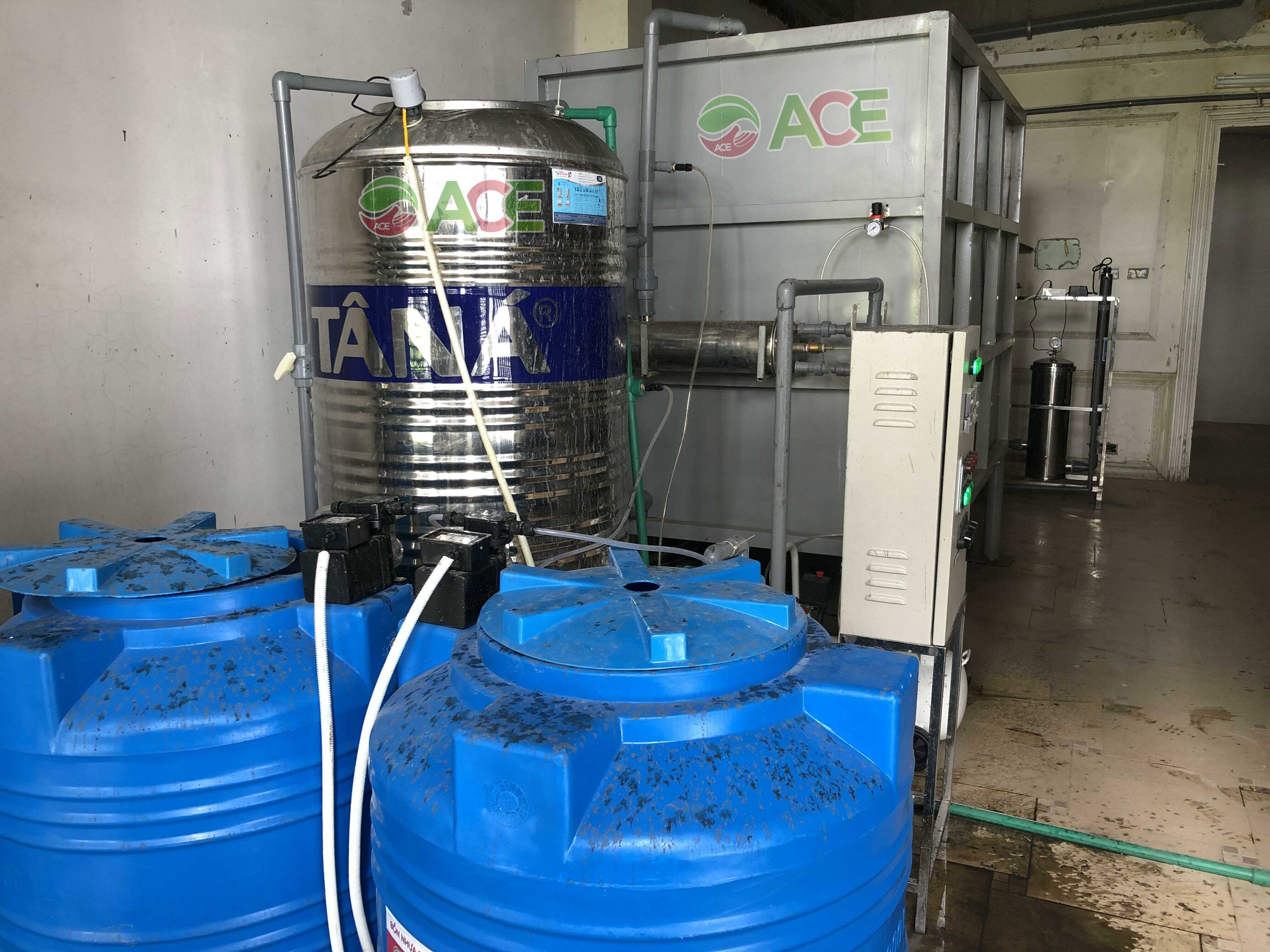  Hệ thống lọc xử lý nước giếng khoan nhiều sắt, mangan, caxi đá vôi