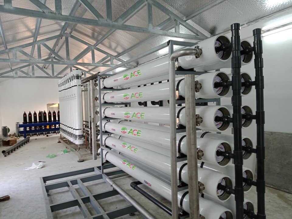 Hệ thống xử lý nước RO cho sản xuất sữa uống 15m3/h