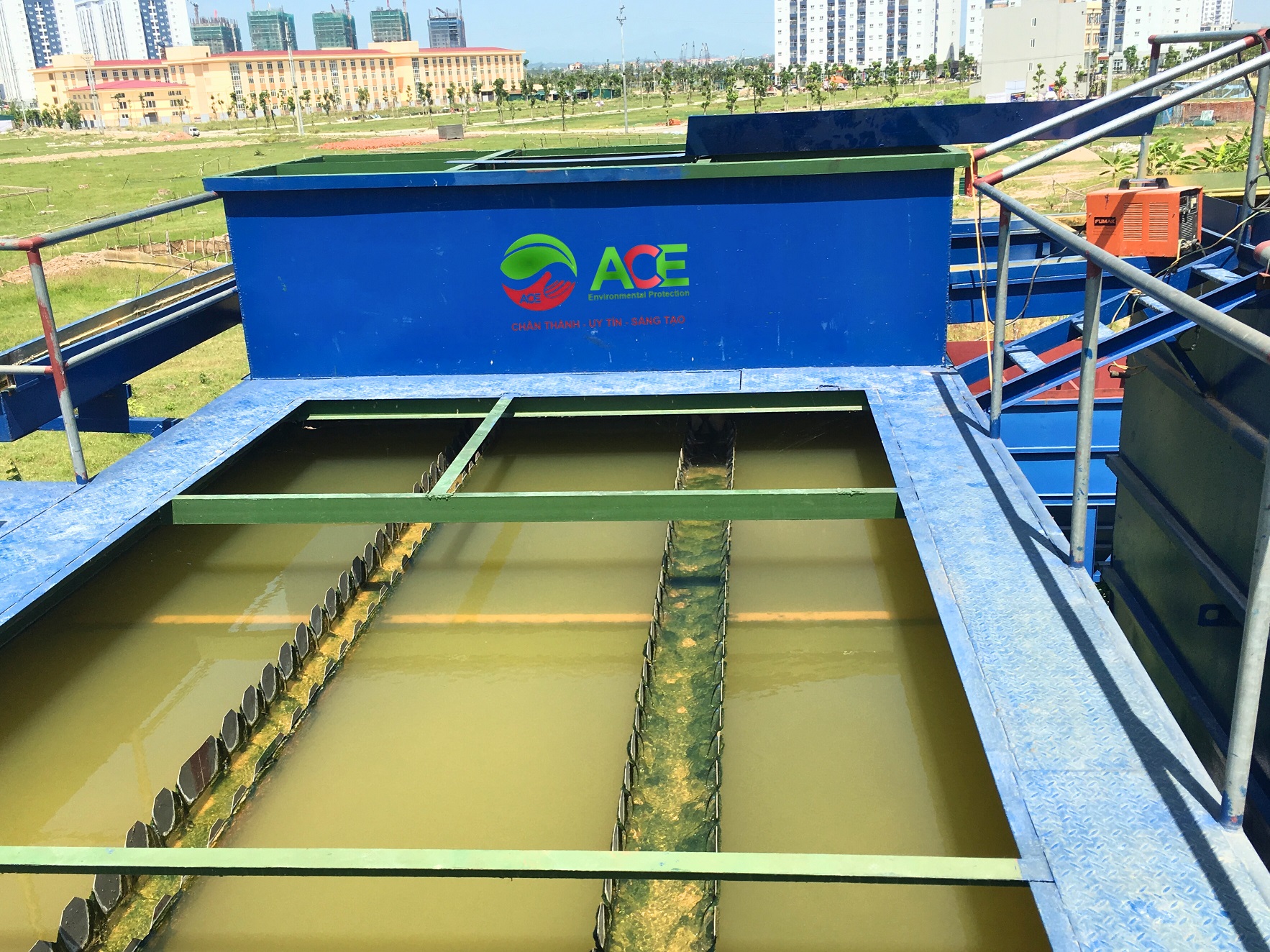 Xử lý nước giếng khoan bị đục tại nông thôn