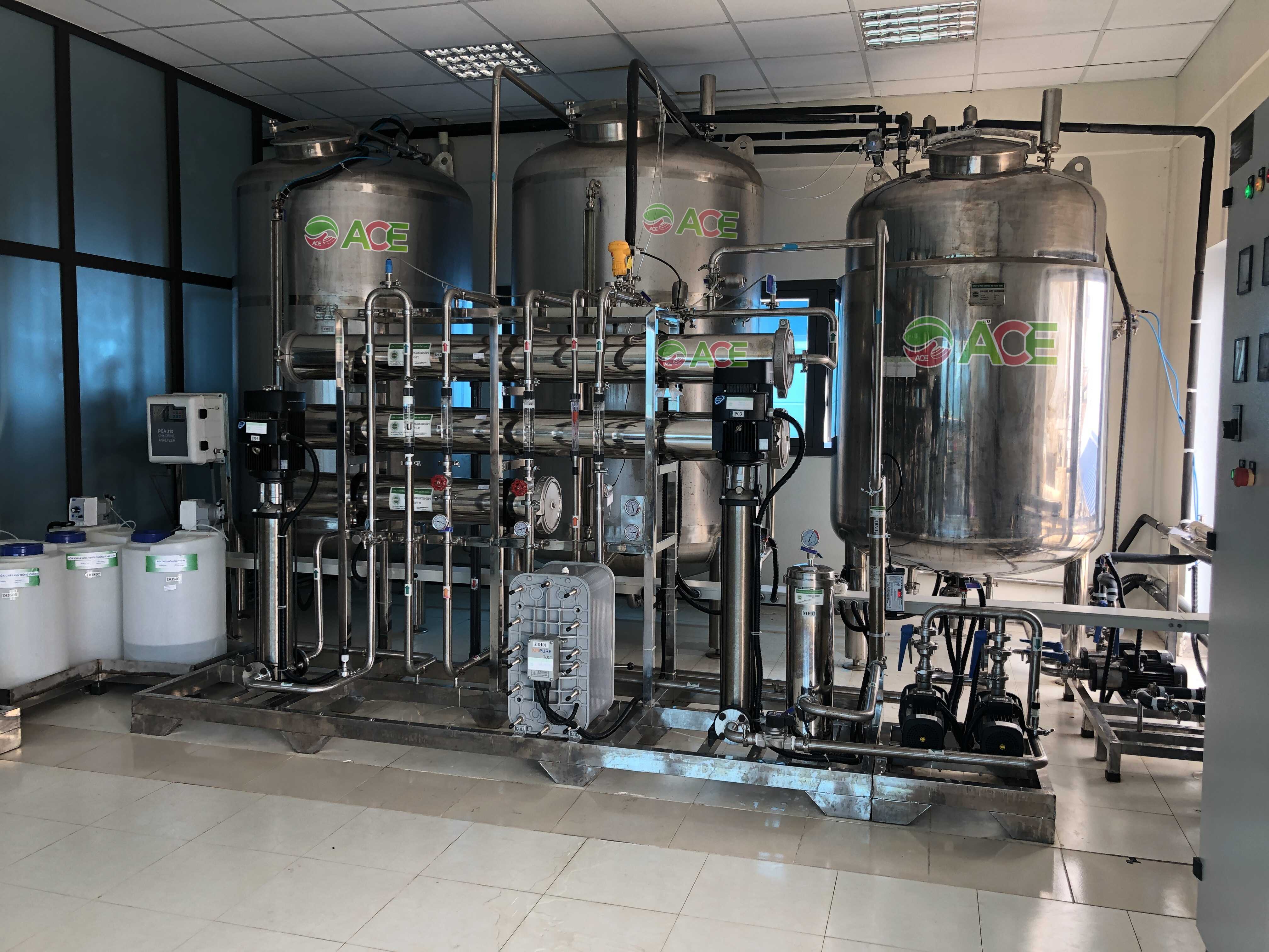  Hệ thống xử lý nước RO phục vụ ăn uống 1500l/h