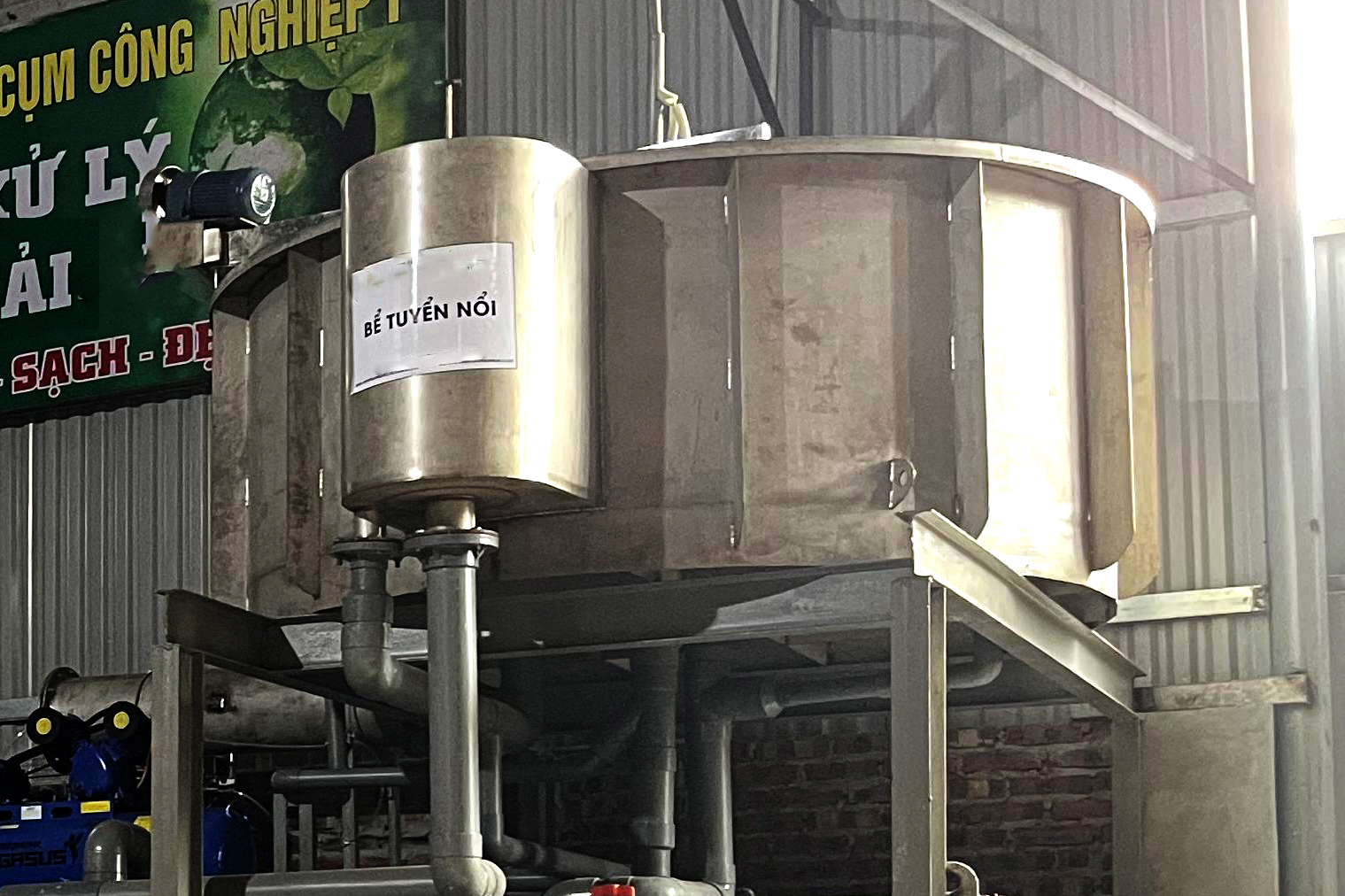 Bể tuyển nổi công suất 10m3/h
