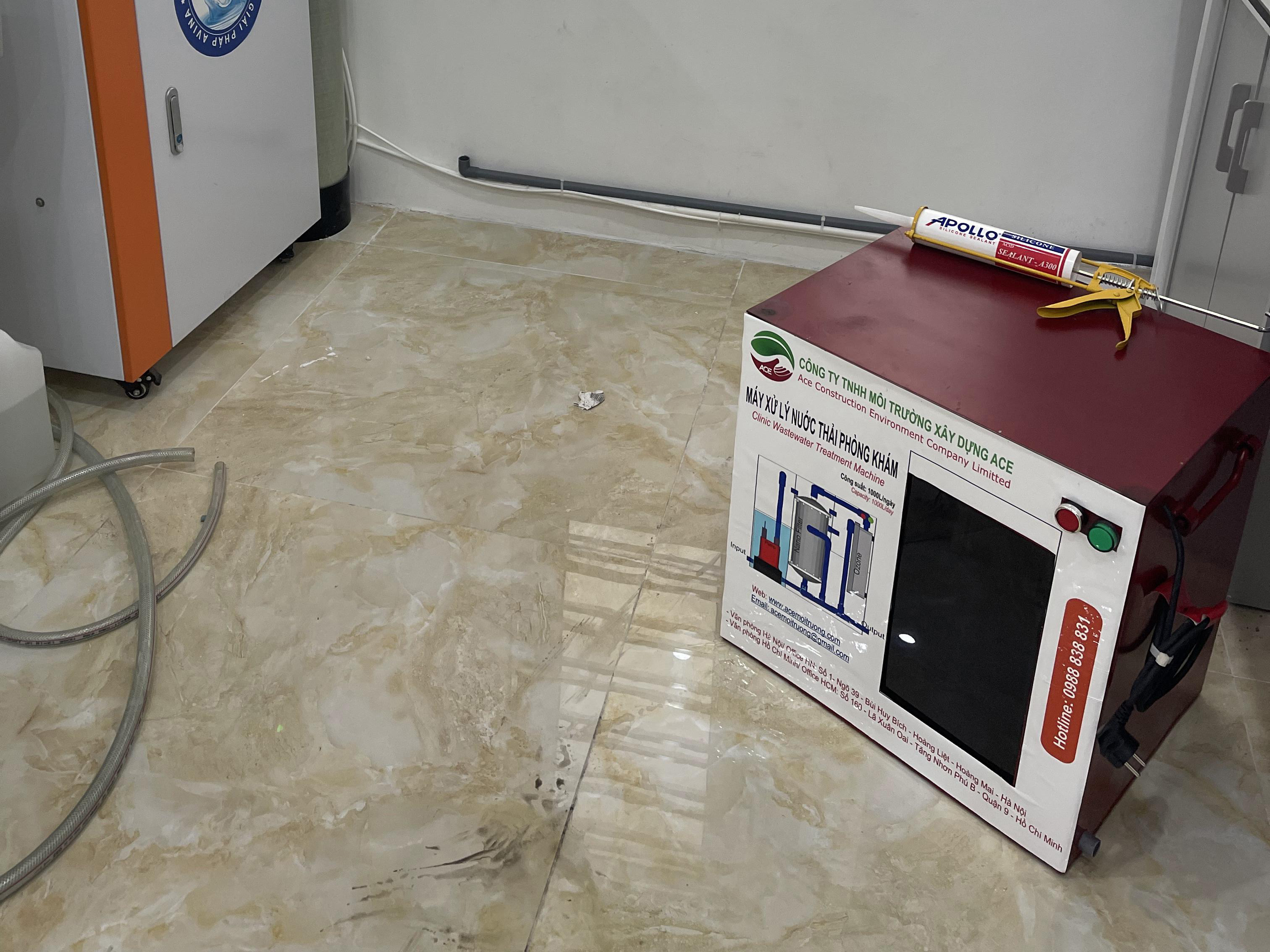Máy xử lý nước thải phòng khám nội khoa