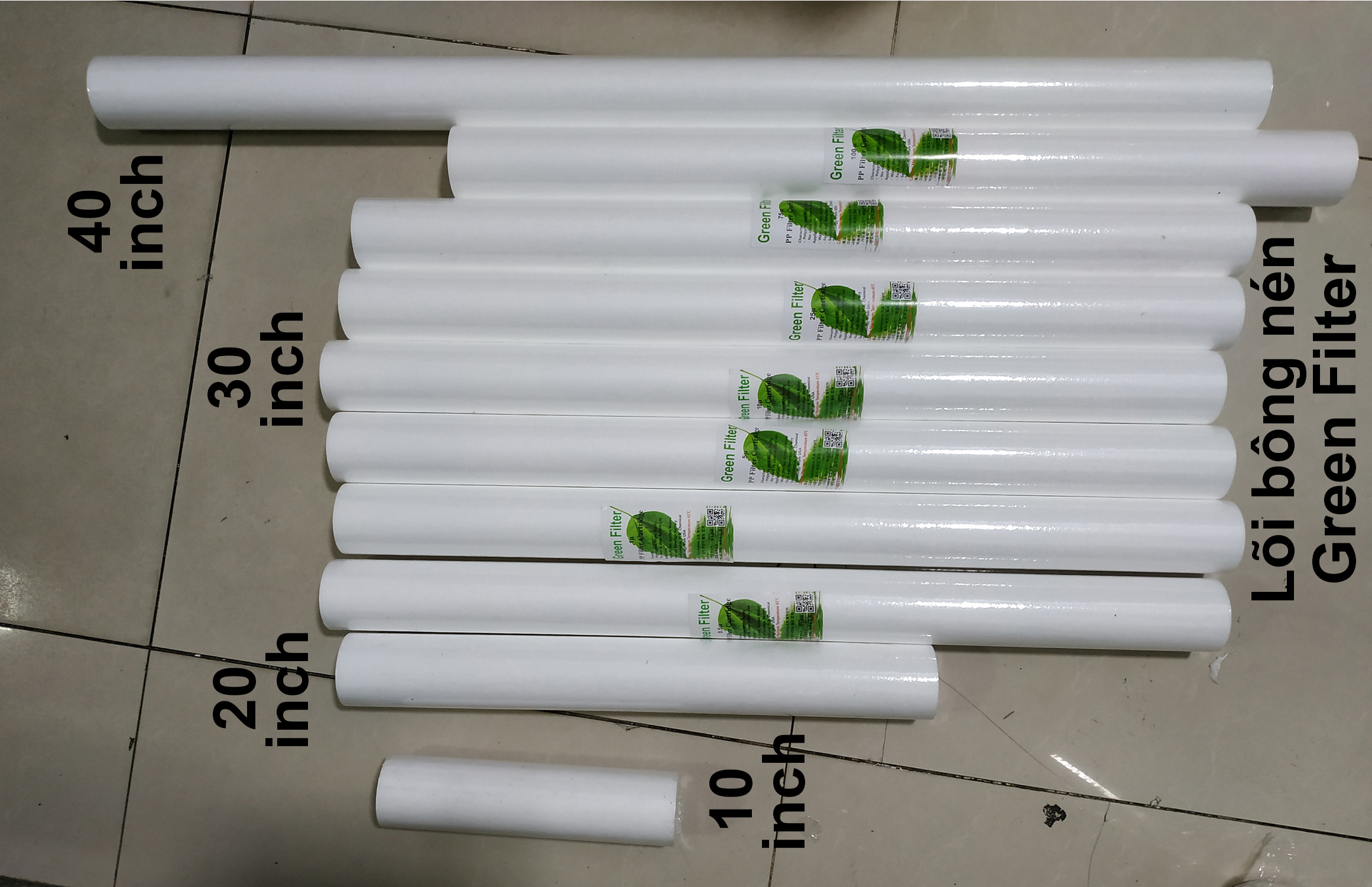  Lõi lọc 30 - 40 inch